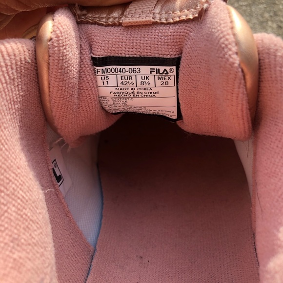 ❌Rose Gold Chunky Fila Disruptors Size 11 - Picture 6 of 8